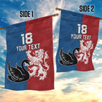 Custom British Lions Western Force Garden Flag Unique Style - Aussie Hoodie