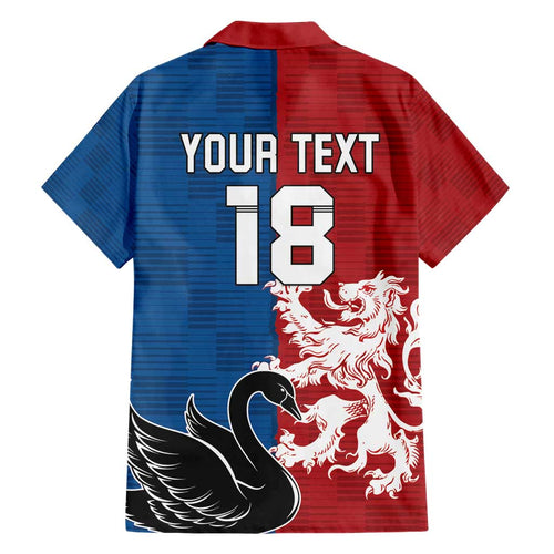 Custom British Lions Western Force Hawaiian Shirt Unique Style - Aussie Hoodie