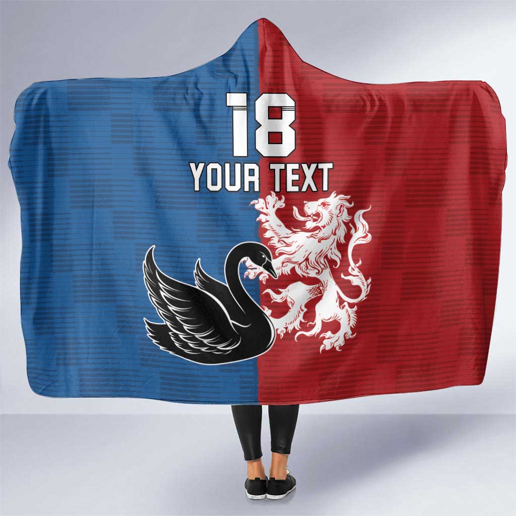 Custom British Lions Western Force Hooded Blanket Unique Style - Aussie Hoodie