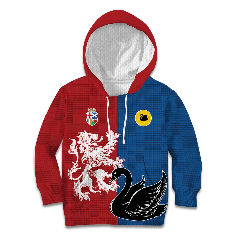 Custom British Lions Western Force Kid Hoodie Unique Style - Aussie Hoodie
