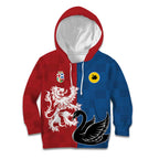 Custom British Lions Western Force Kid Hoodie Unique Style - Aussie Hoodie