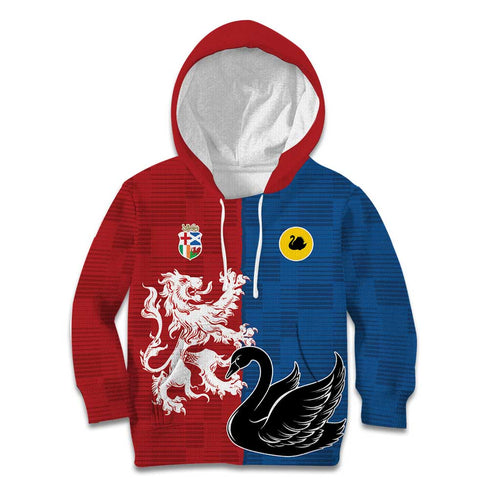 Custom British Lions Western Force Kid Hoodie Unique Style - Aussie Hoodie