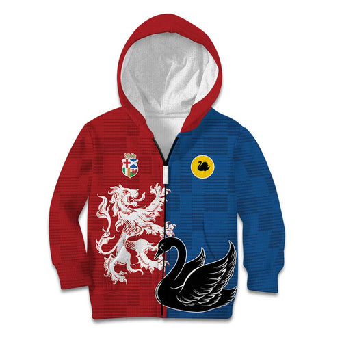 Custom British Lions Western Force Kid Hoodie Unique Style - Aussie Hoodie
