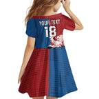 Custom British Lions Western Force Kid Short Sleeve Dress Unique Style - Aussie Hoodie