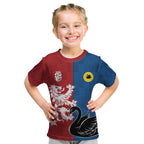 Custom British Lions Western Force Kid T Shirt Unique Style - Aussie Hoodie
