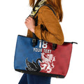 Custom British Lions Western Force Leather Tote Bag Unique Style - Aussie Hoodie