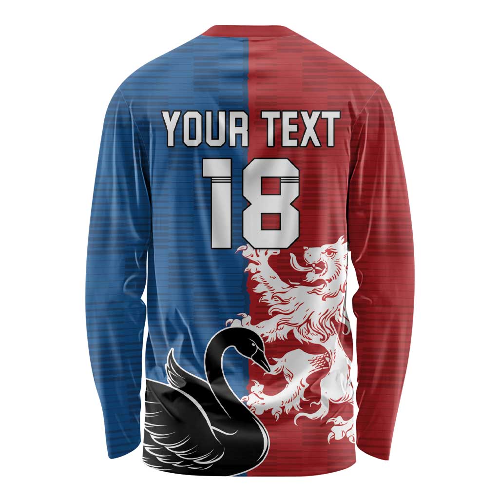 Custom British Lions Western Force Long Sleeve Shirt Unique Style - Aussie Hoodie