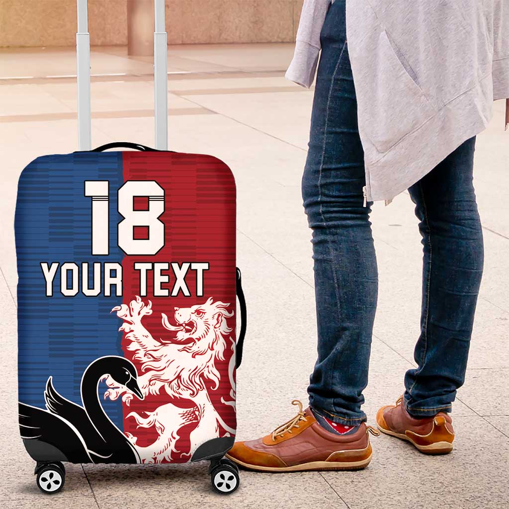 Custom British Lions Western Force Luggage Cover Unique Style - Aussie Hoodie