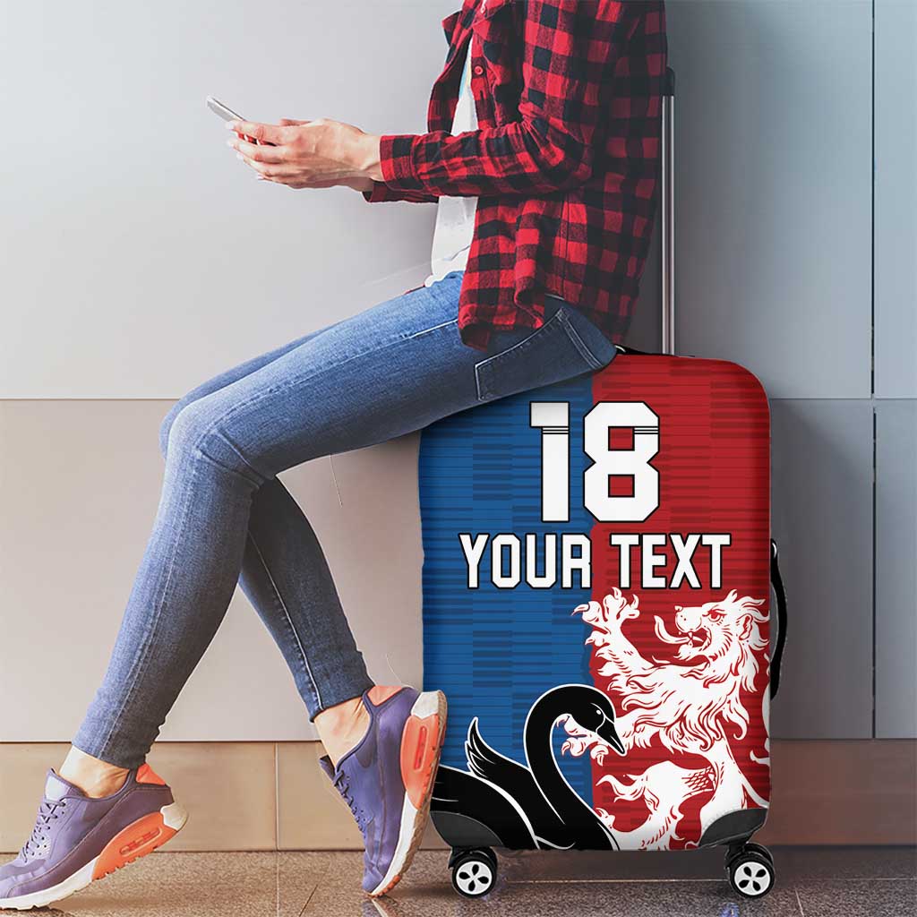 Custom British Lions Western Force Luggage Cover Unique Style - Aussie Hoodie