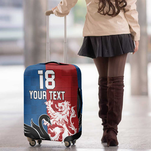 Custom British Lions Western Force Luggage Cover Unique Style - Aussie Hoodie