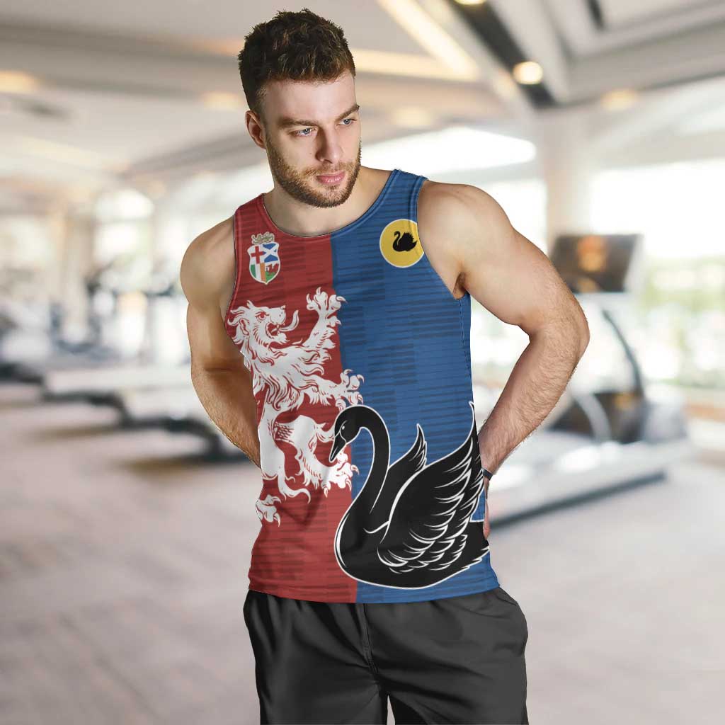 Custom British Lions Western Force Men Tank Top Unique Style - Aussie Hoodie