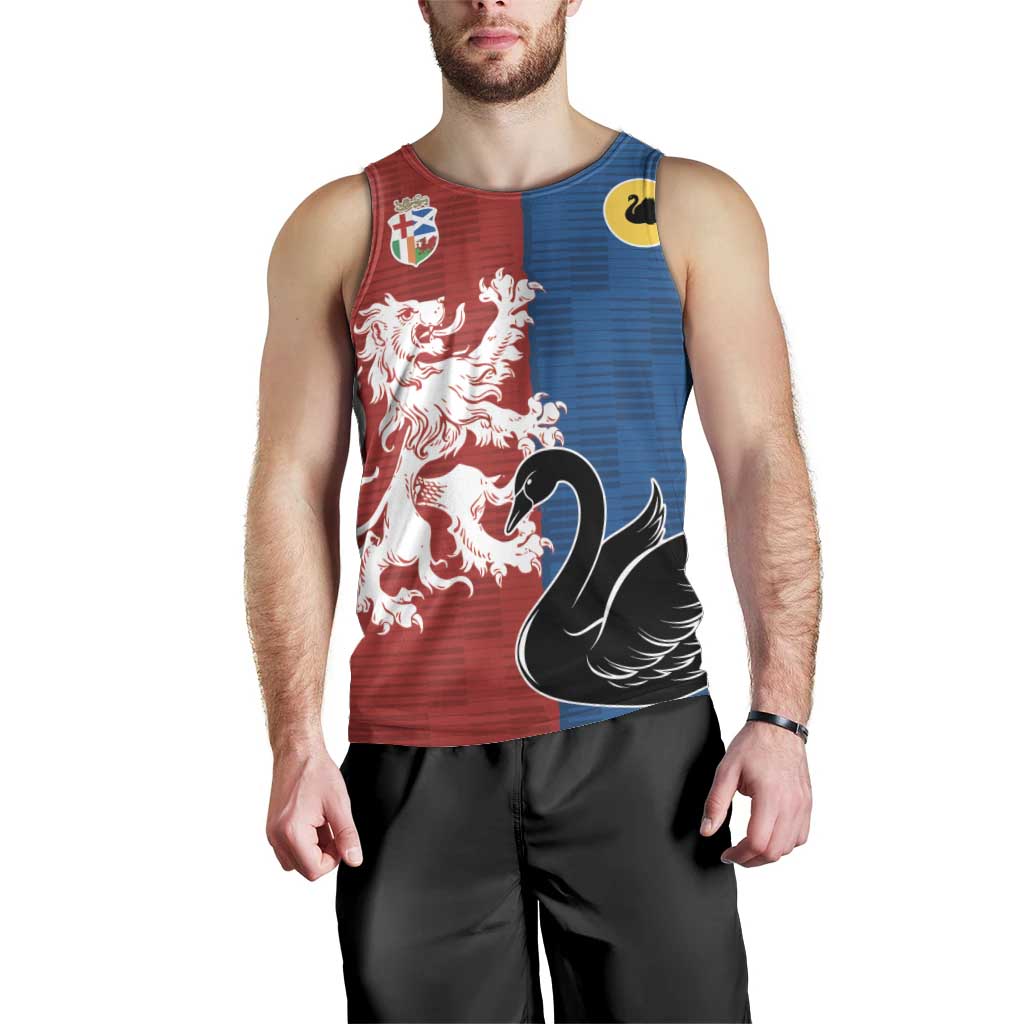 Custom British Lions Western Force Men Tank Top Unique Style - Aussie Hoodie