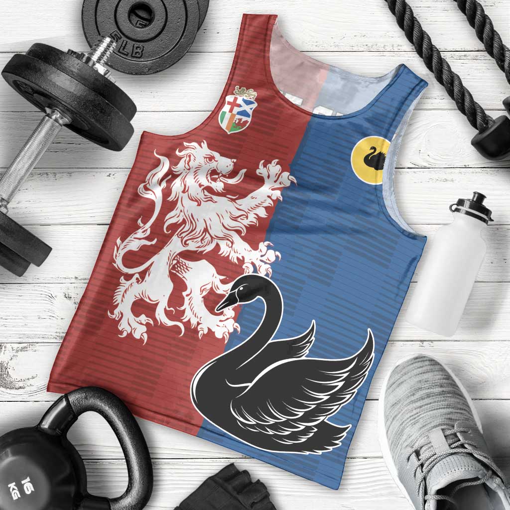 Custom British Lions Western Force Men Tank Top Unique Style - Aussie Hoodie