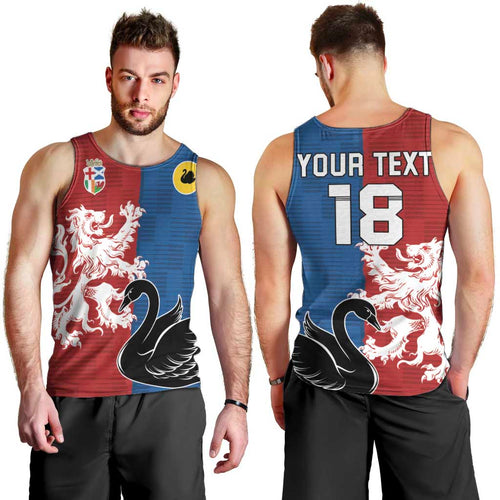 Custom British Lions Western Force Men Tank Top Unique Style - Aussie Hoodie