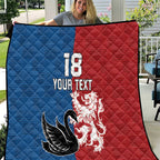 Custom British Lions Western Force Quilt Unique Style - Aussie Hoodie