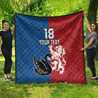 Custom British Lions Western Force Quilt Unique Style - Aussie Hoodie