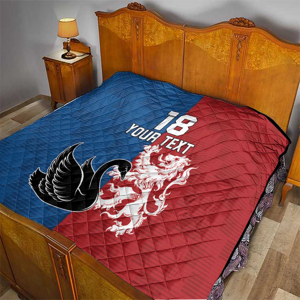 Custom British Lions Western Force Quilt Unique Style - Aussie Hoodie