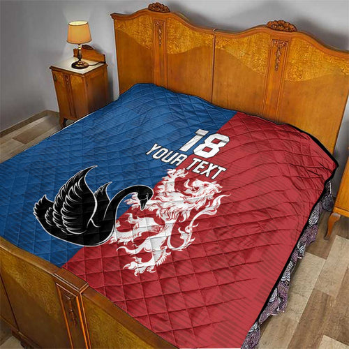 Custom British Lions Western Force Quilt Unique Style - Aussie Hoodie