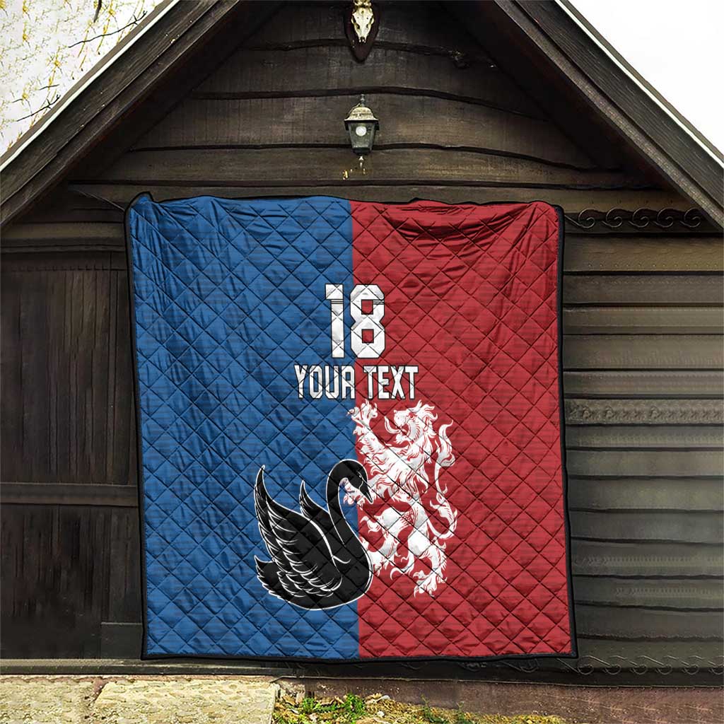 Custom British Lions Western Force Quilt Unique Style - Aussie Hoodie