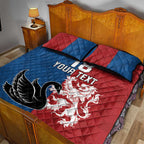 Custom British Lions Western Force Quilt Bed Set Unique Style - Aussie Hoodie