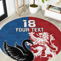 Custom British Lions Western Force Round Carpet Unique Style - Aussie Hoodie
