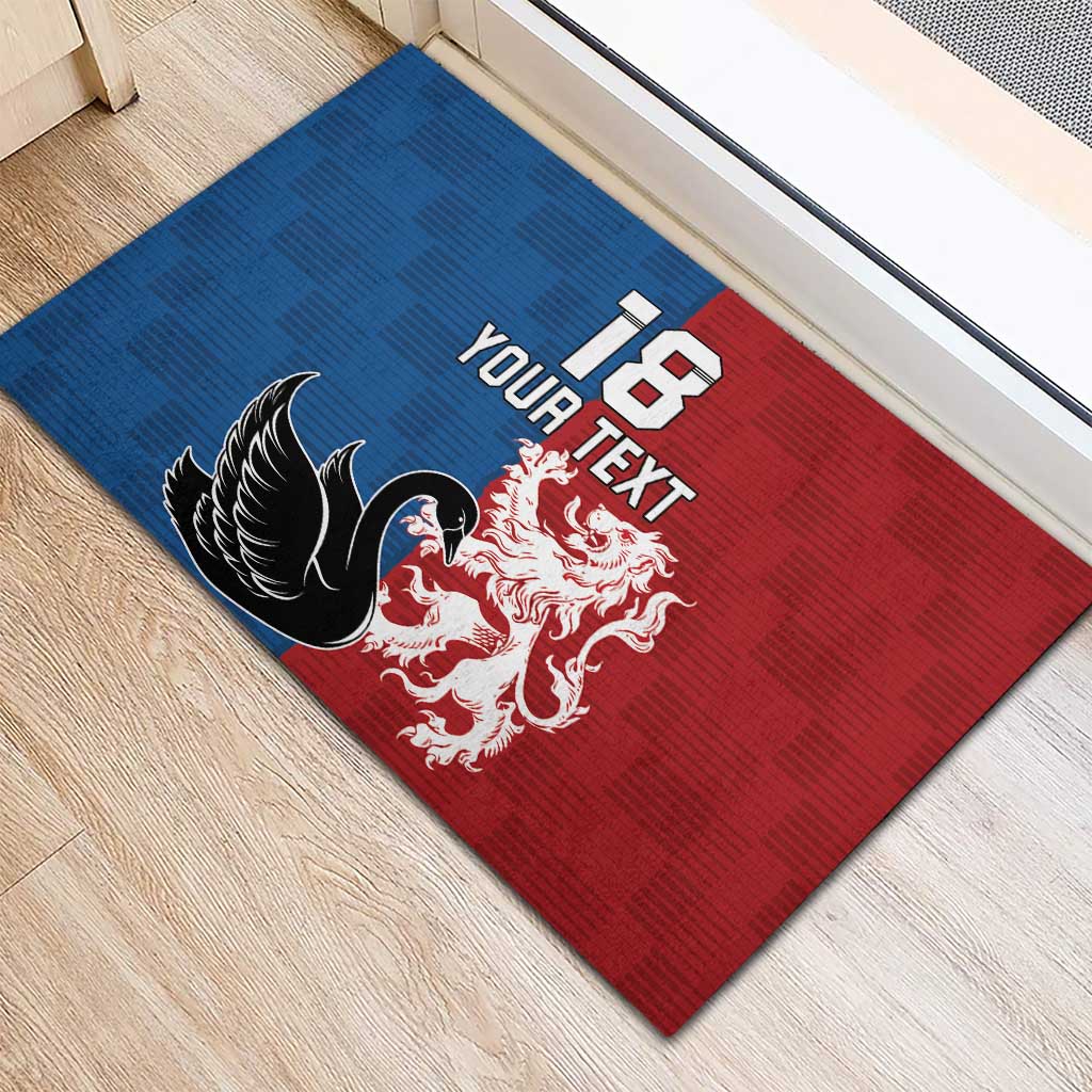 Custom British Lions Western Force Rubber Doormat Unique Style - Aussie Hoodie