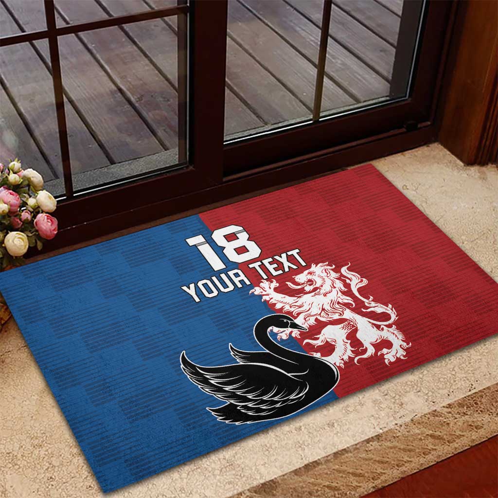 Custom British Lions Western Force Rubber Doormat Unique Style - Aussie Hoodie