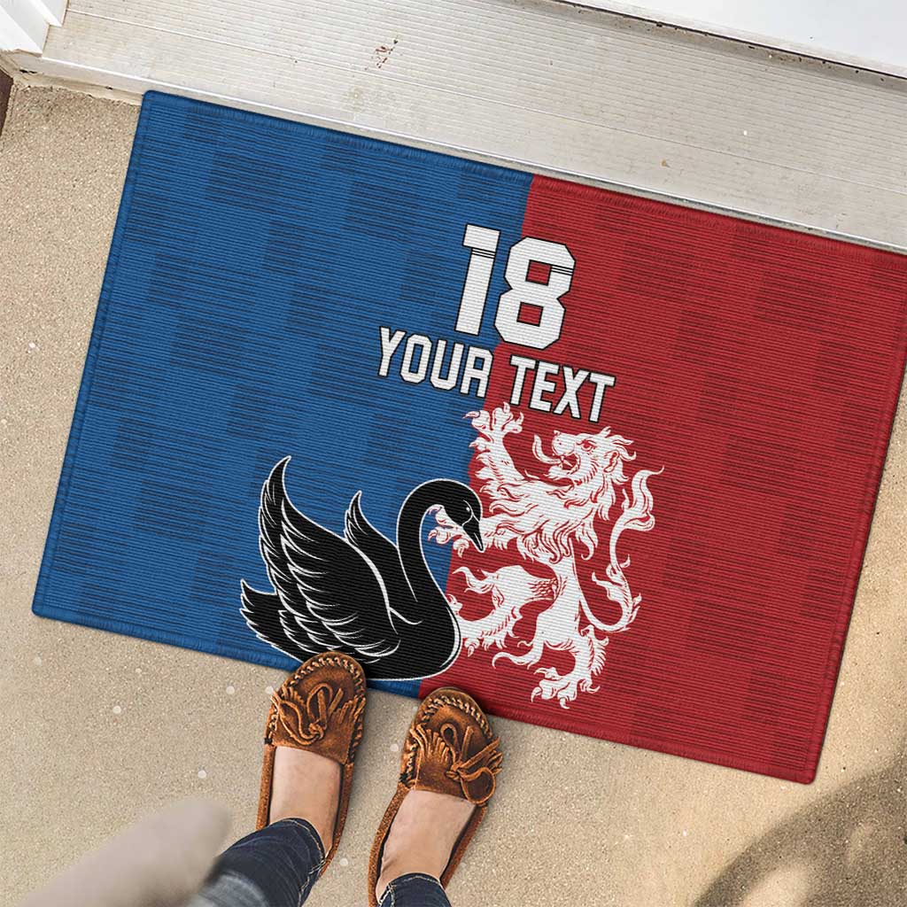 Custom British Lions Western Force Rubber Doormat Unique Style - Aussie Hoodie