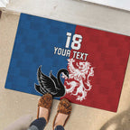 Custom British Lions Western Force Rubber Doormat Unique Style - Aussie Hoodie