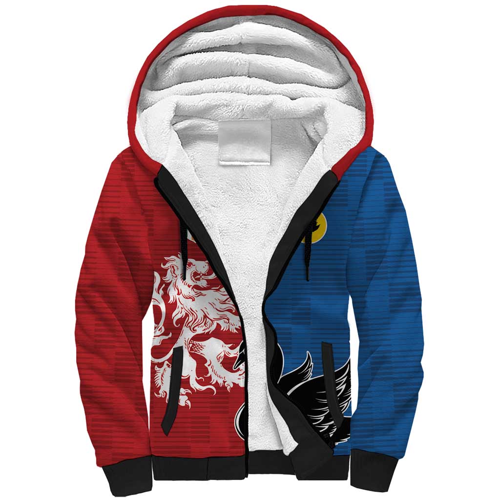 Custom British Lions Western Force Sherpa Hoodie Unique Style - Aussie Hoodie