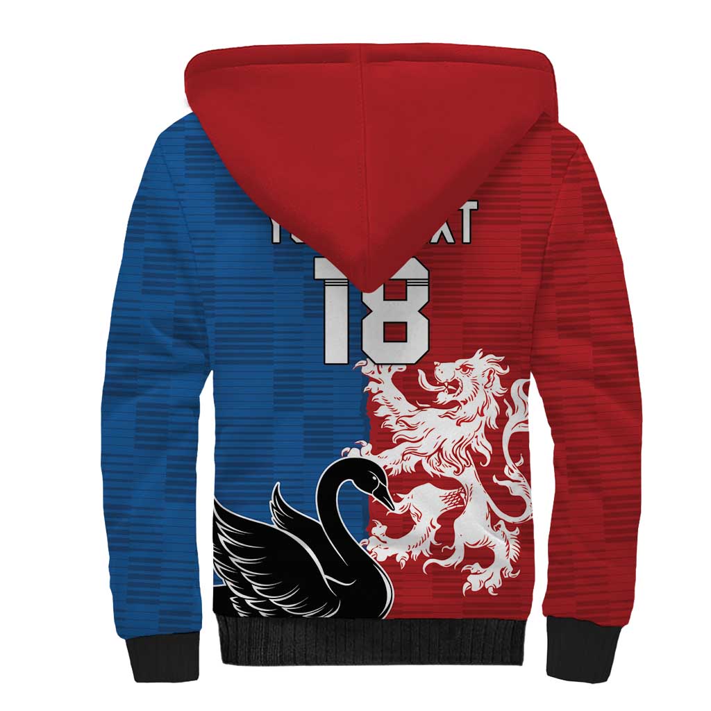 Custom British Lions Western Force Sherpa Hoodie Unique Style - Aussie Hoodie