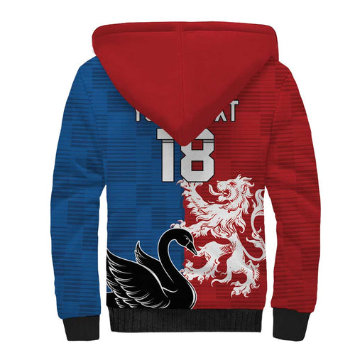 Custom British Lions Western Force Sherpa Hoodie Unique Style - Aussie Hoodie