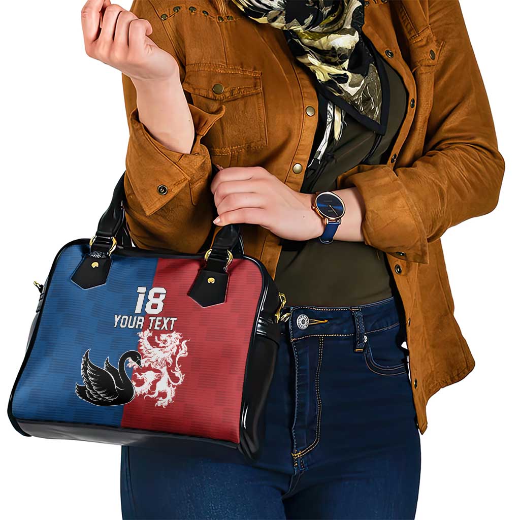Custom British Lions Western Force Shoulder Handbag Unique Style - Aussie Hoodie