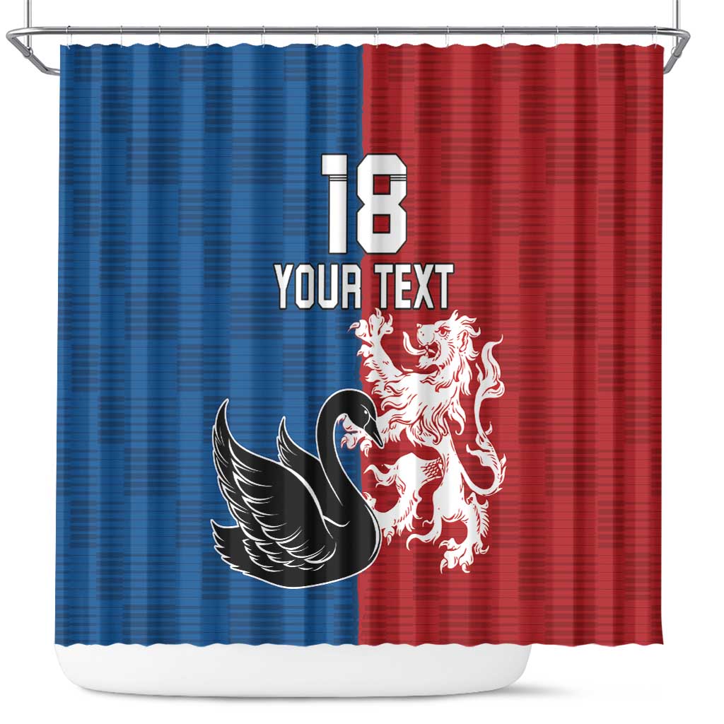 Custom British Lions Western Force Shower Curtain Unique Style - Aussie Hoodie