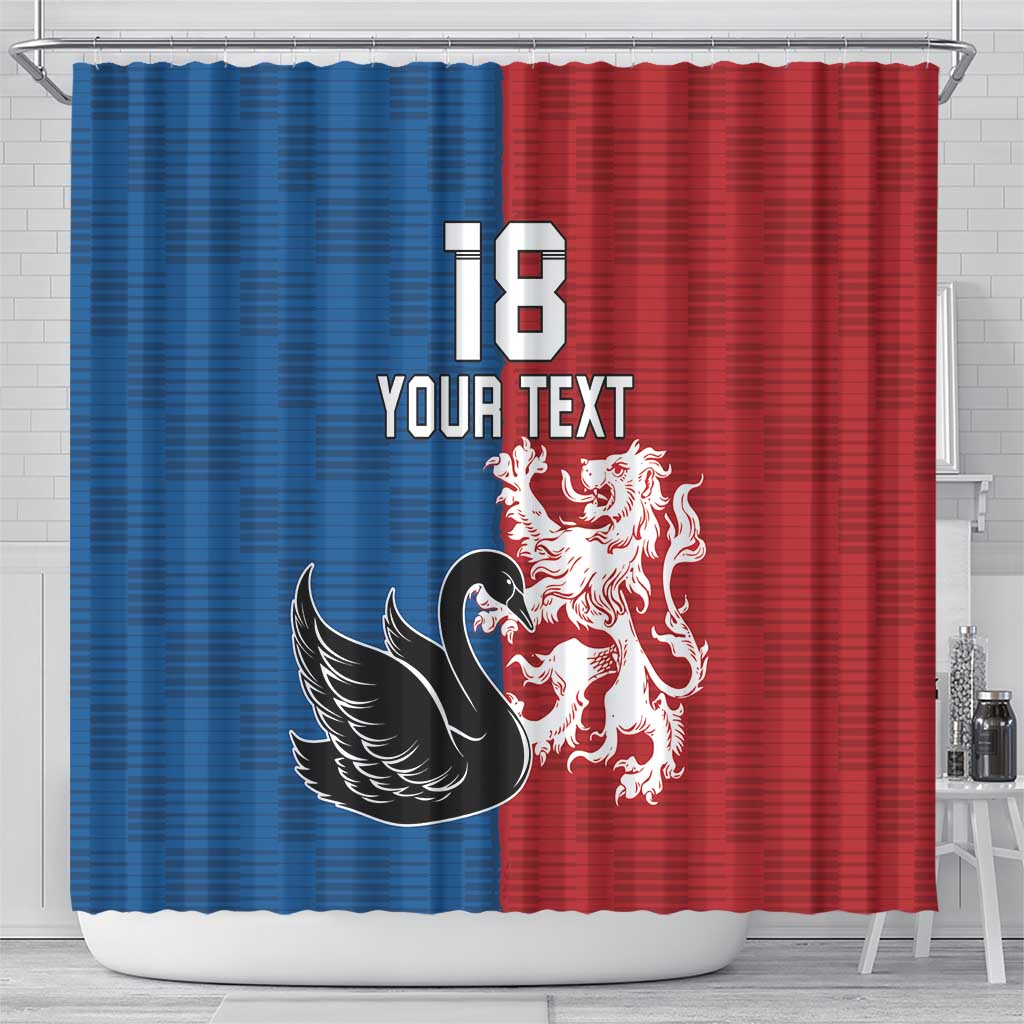 Custom British Lions Western Force Shower Curtain Unique Style - Aussie Hoodie