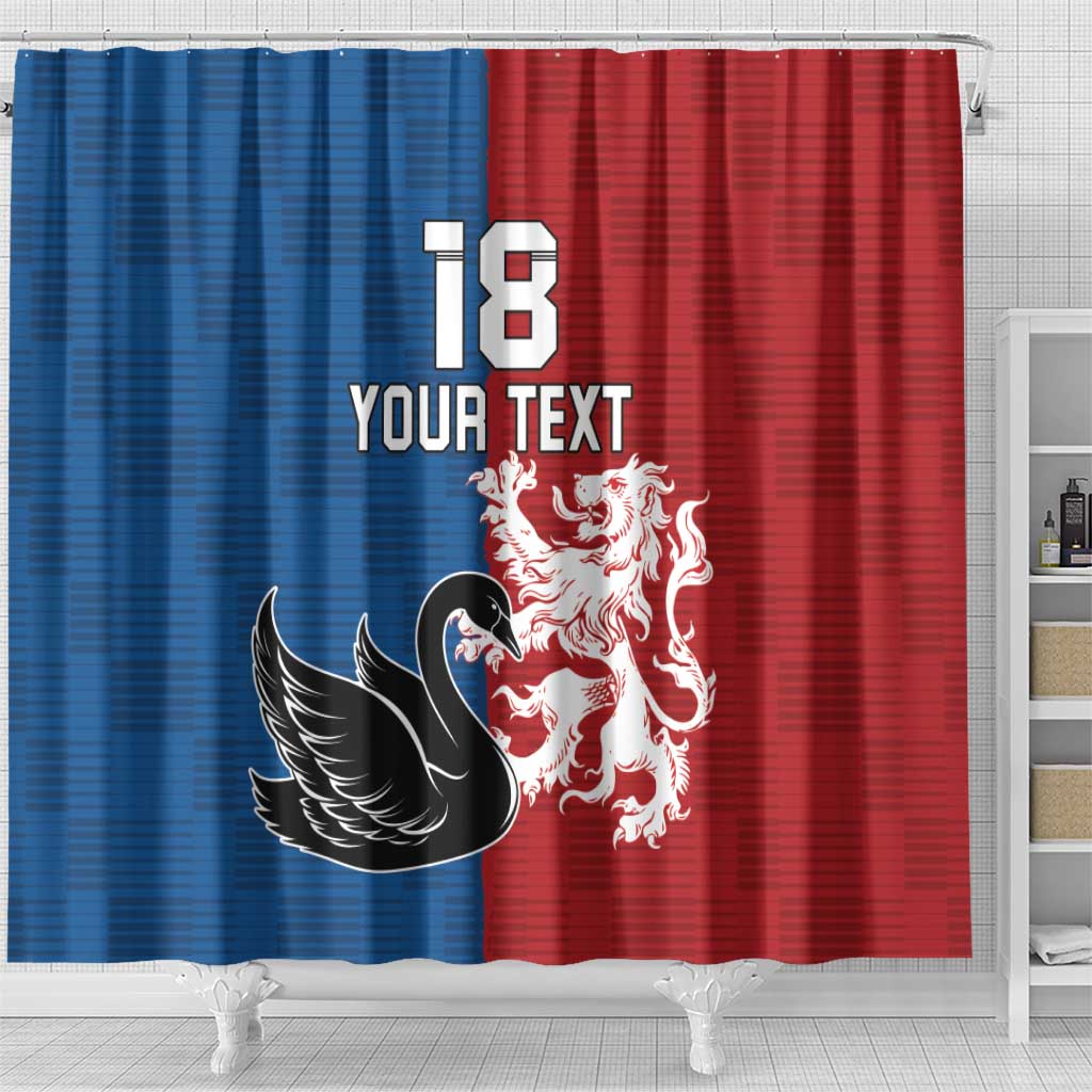 Custom British Lions Western Force Shower Curtain Unique Style - Aussie Hoodie
