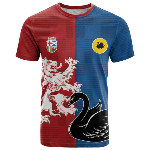 Custom British Lions Western Force T Shirt Unique Style - Aussie Hoodie