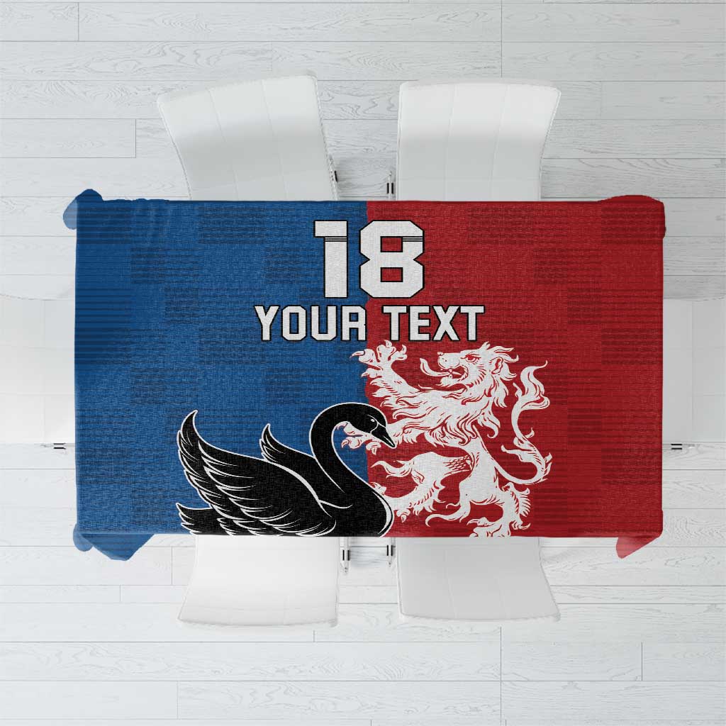 Custom British Lions Western Force Tablecloth Unique Style - Aussie Hoodie