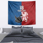 Custom British Lions Western Force Tapestry Unique Style - Aussie Hoodie