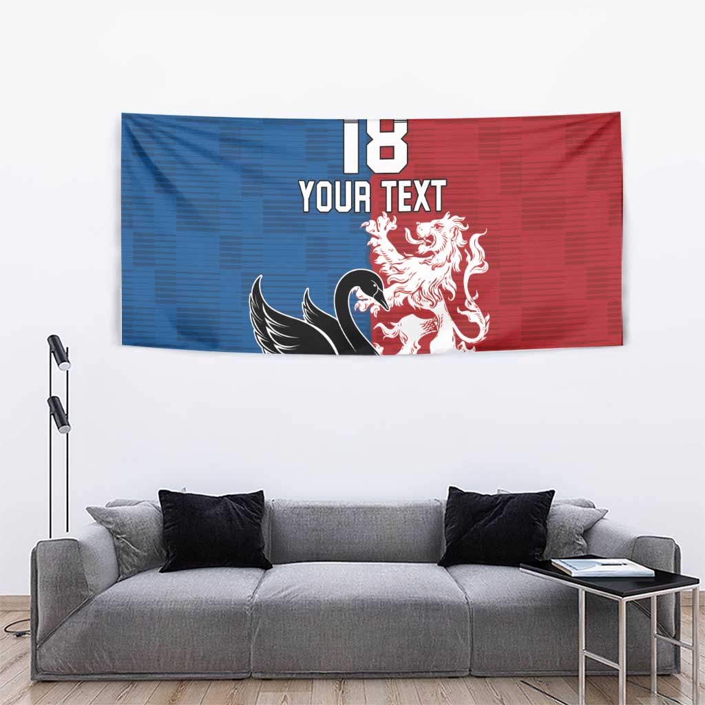 Custom British Lions Western Force Tapestry Unique Style - Aussie Hoodie