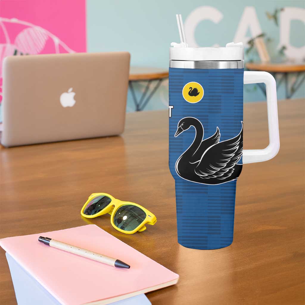 Custom British Lions Western Force Tumbler With Handle Unique Style - Aussie Hoodie
