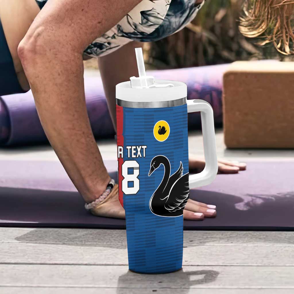Custom British Lions Western Force Tumbler With Handle Unique Style - Aussie Hoodie