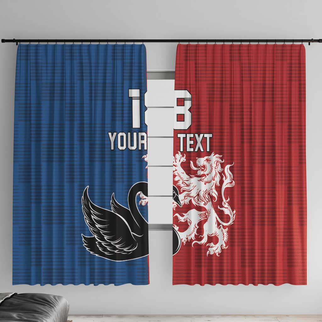 Custom British Lions Western Force Window Curtain Unique Style - Aussie Hoodie