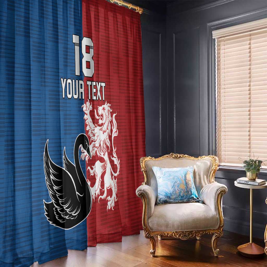 Custom British Lions Western Force Window Curtain Unique Style - Aussie Hoodie