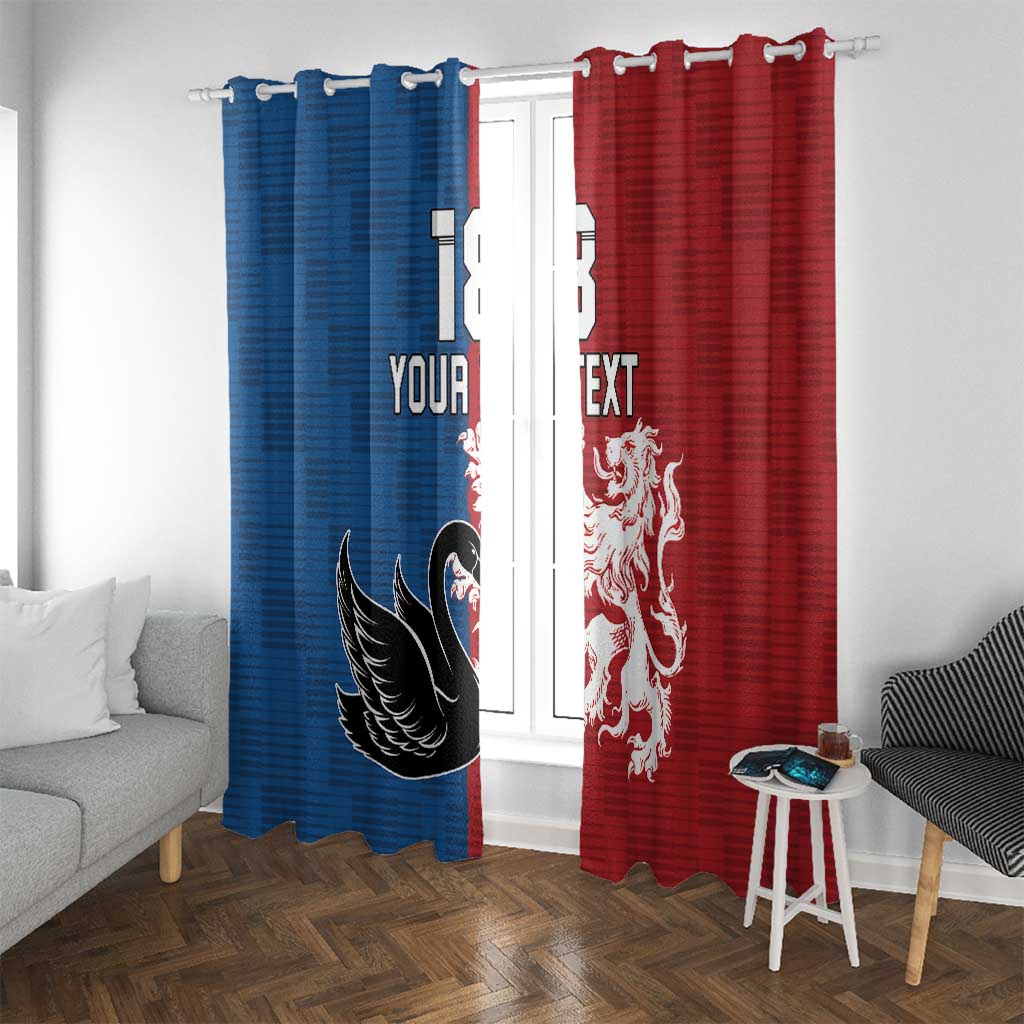Custom British Lions Western Force Window Curtain Unique Style - Aussie Hoodie