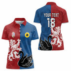 Custom British Lions Western Force Women Polo Shirt Unique Style - Aussie Hoodie