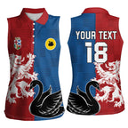 Custom British Lions Western Force Women Sleeveless Polo Shirt Unique Style - Aussie Hoodie