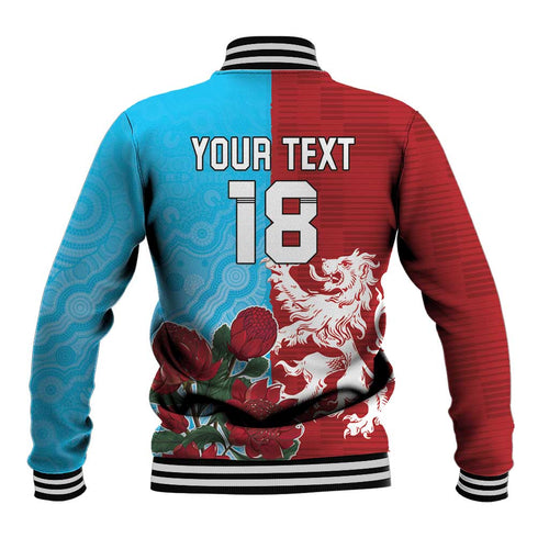 Custom British Lions Waratahs Baseball Jacket Unique Style - Aussie Hoodie