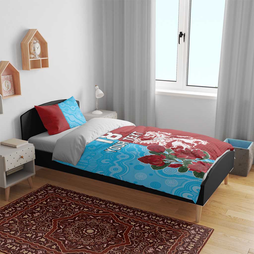 Custom British Lions Waratahs Bedding Set Unique Style - Aussie Hoodie