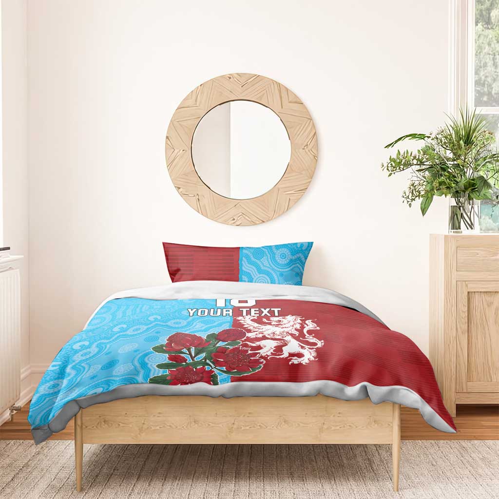 Custom British Lions Waratahs Bedding Set Unique Style - Aussie Hoodie